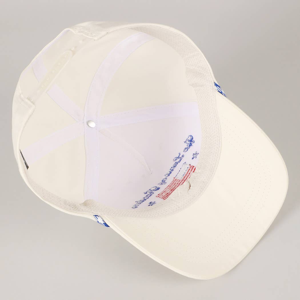 The Land of Freedom Flag Embroidered Trucker Hat