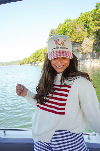 Living The American Dream - Gingham Hat