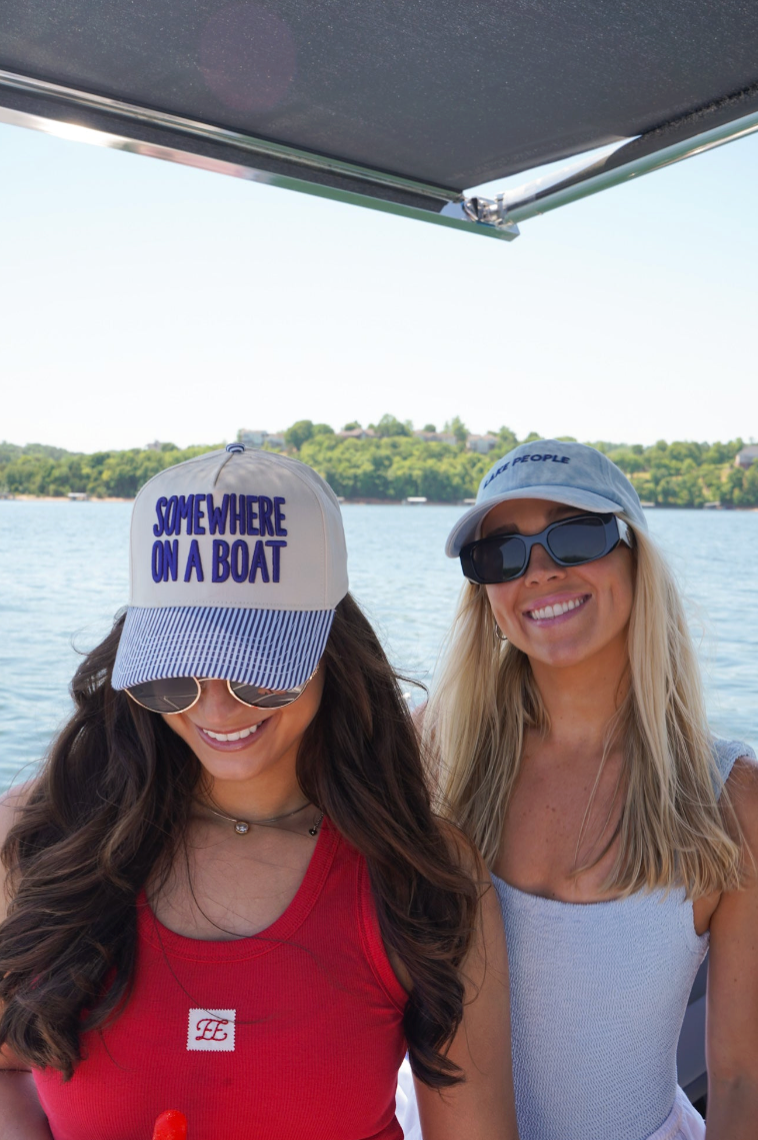 Somewhere On A Boat Hat