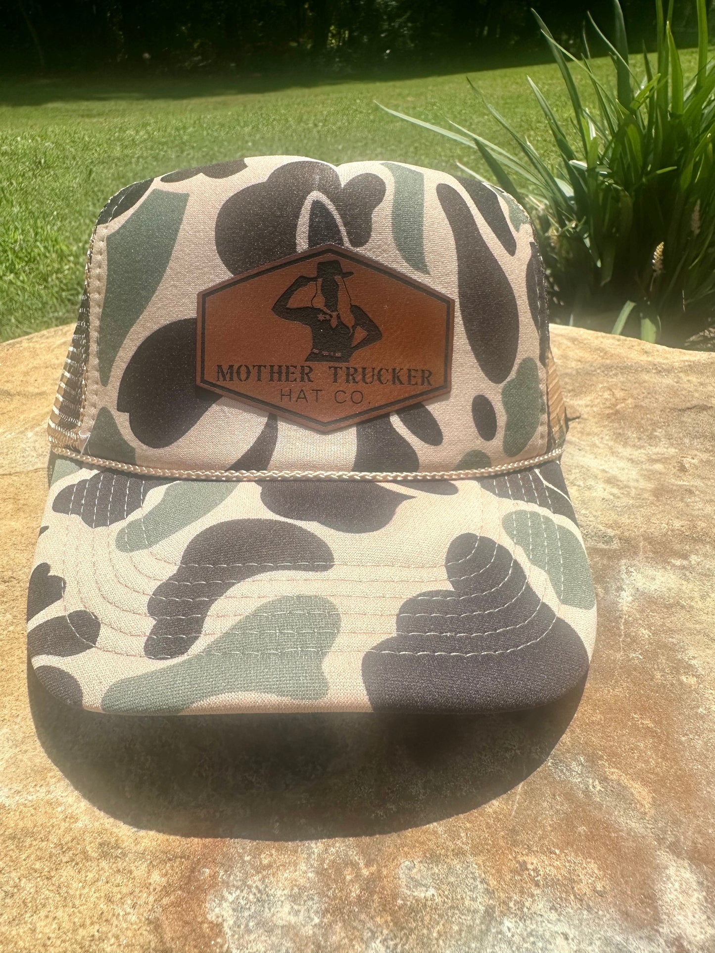 MTHC Leather Patch on Camo