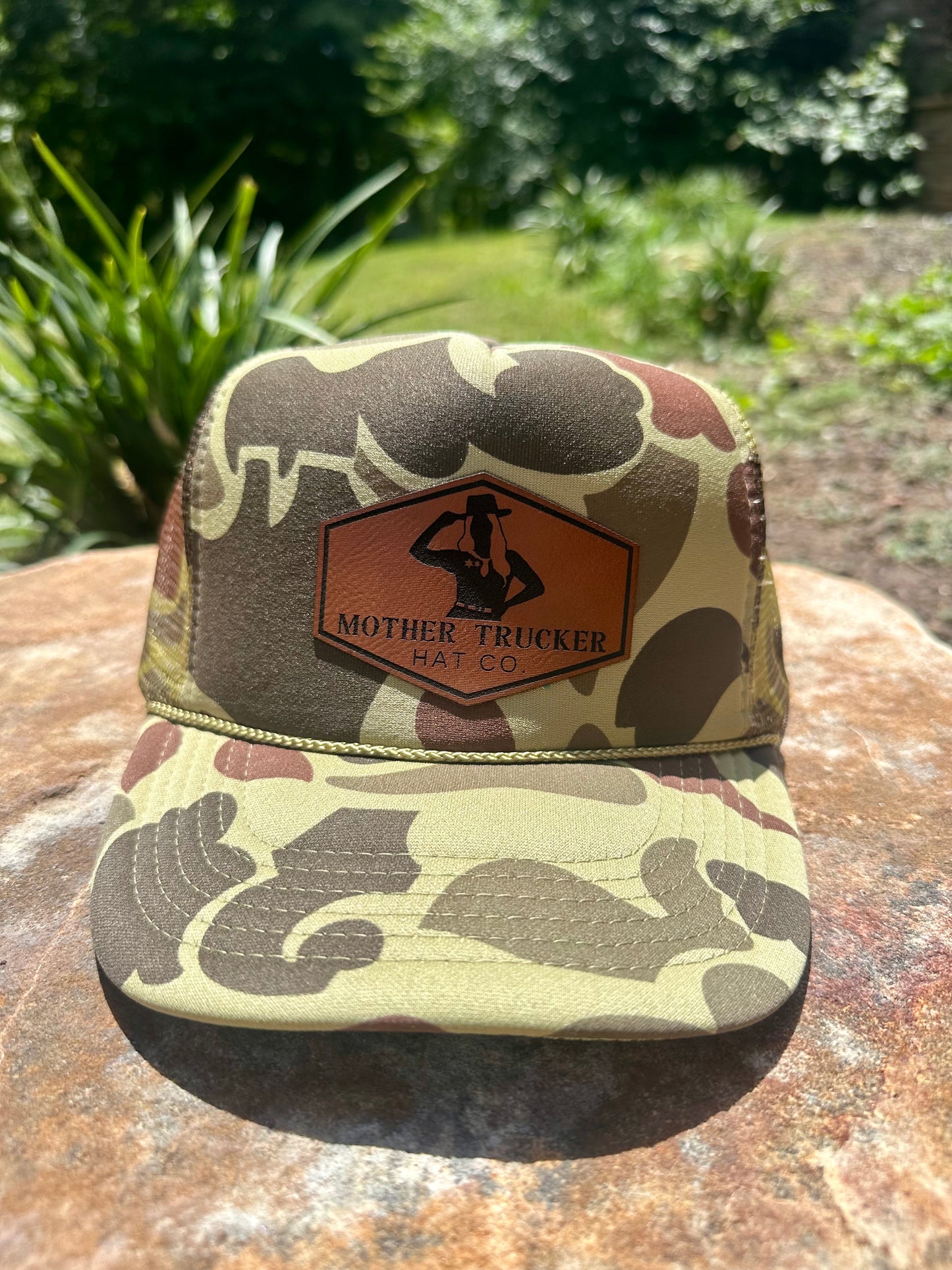 MTHC Leather Patch on Camo