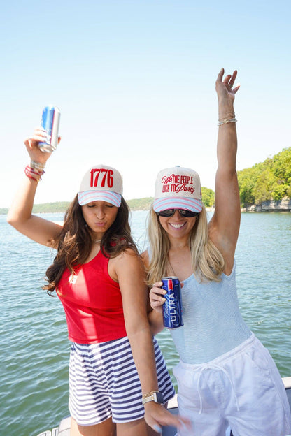 We the People like to Party - Americana Stripe Hat