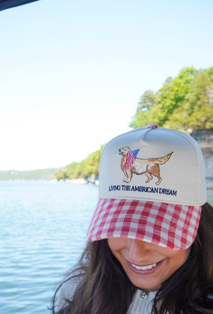 Living The American Dream - Gingham Hat